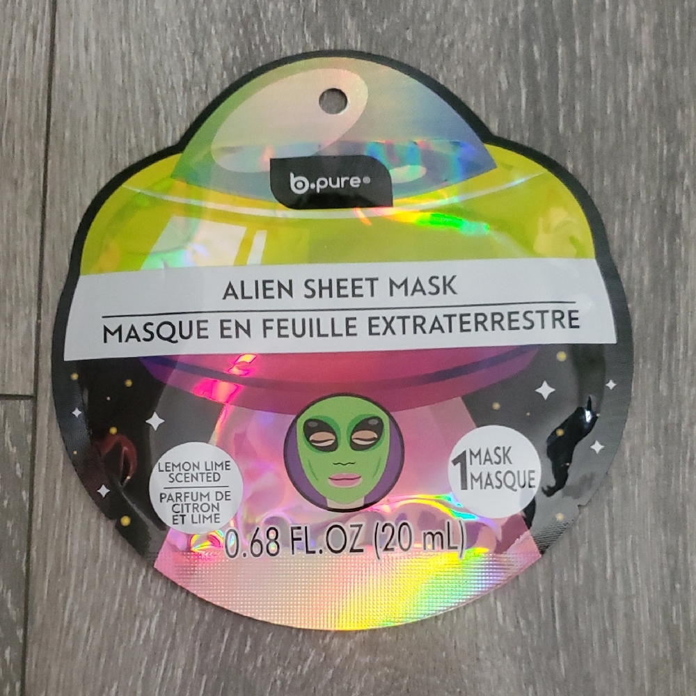 b.pure Green (Lemon Lime Scent) Alien Sheet Mask